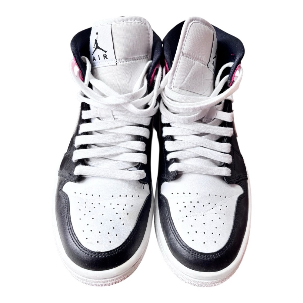 AIR JORDAN 1 MID “BLACK NOBLE RED”